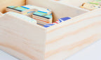 QWZ Little Bear Change Clothes Children's Early Education Wooden Jigsaw Puzzle Dressing Game Baby Puzzle Toys For Children Gift