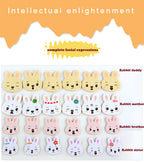 QWZ Little Bear Change Clothes Children's Early Education Wooden Jigsaw Puzzle Dressing Game Baby Puzzle Toys For Children Gift