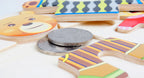 QWZ Little Bear Change Clothes Children's Early Education Wooden Jigsaw Puzzle Dressing Game Baby Puzzle Toys For Children Gift