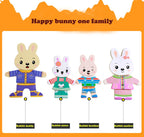 QWZ Little Bear Change Clothes Children's Early Education Wooden Jigsaw Puzzle Dressing Game Baby Puzzle Toys For Children Gift