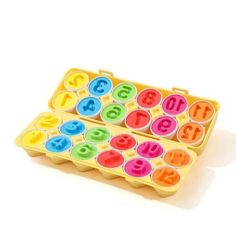 Montessori Smart Egg Matching Puzzle Toy for Toddlers | Color & Shape Sorting Educational Game