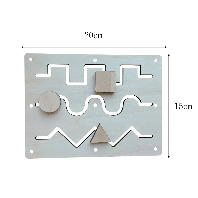 Kids Busy Board DIY Accessories Baby Activity Fine Motor Skills Learning Games Montessori Sensory Toys Early Education Busyboard