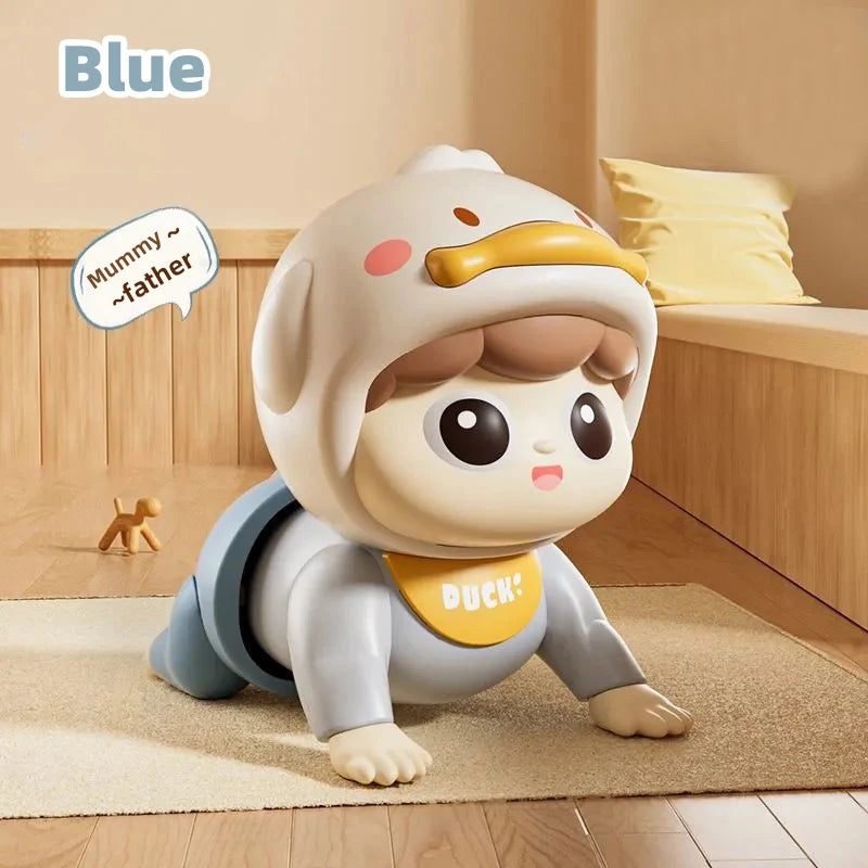 Musical Crawling Baby Toy | Interactive Tummy Time & Crawling Training Doll