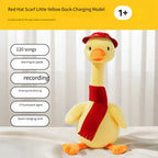 New Dancing Talking Ducks Toy for Baby Toddler, Boys Girls Gifts Singing Mimicking Cactus Toys Recording Repeating What You Say