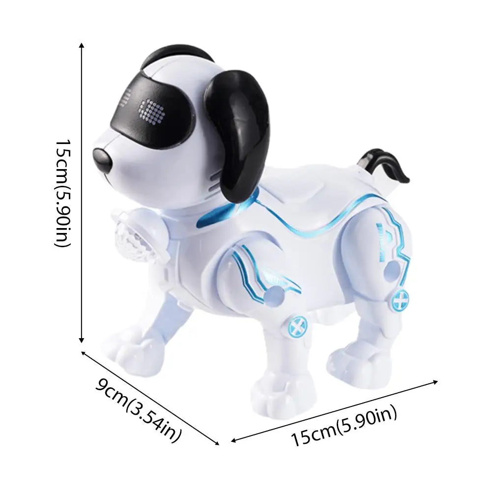 1Piece Intelligent Music Robot Dog Programmable Smart Walking Dancing Kids Birthday Gift for Kids Boys Girls