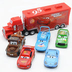 Cars 2 3 Toys Lightning McQueen Jackson Storm Mack Uncle Truck 1:55 Diecast Model Car Toy Children Birthday Gift