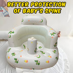 New Inflatable Baby Seat with Full Enclosure Comfortable PVC Sit Me Up Baby Chair Built in Air Pump Blow Up Sitting Sofa