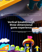 Educational Montessori Toy Multi-Layer Track Adventure Game Rail Rolling Ball Model Interactive Brain for Children Kids