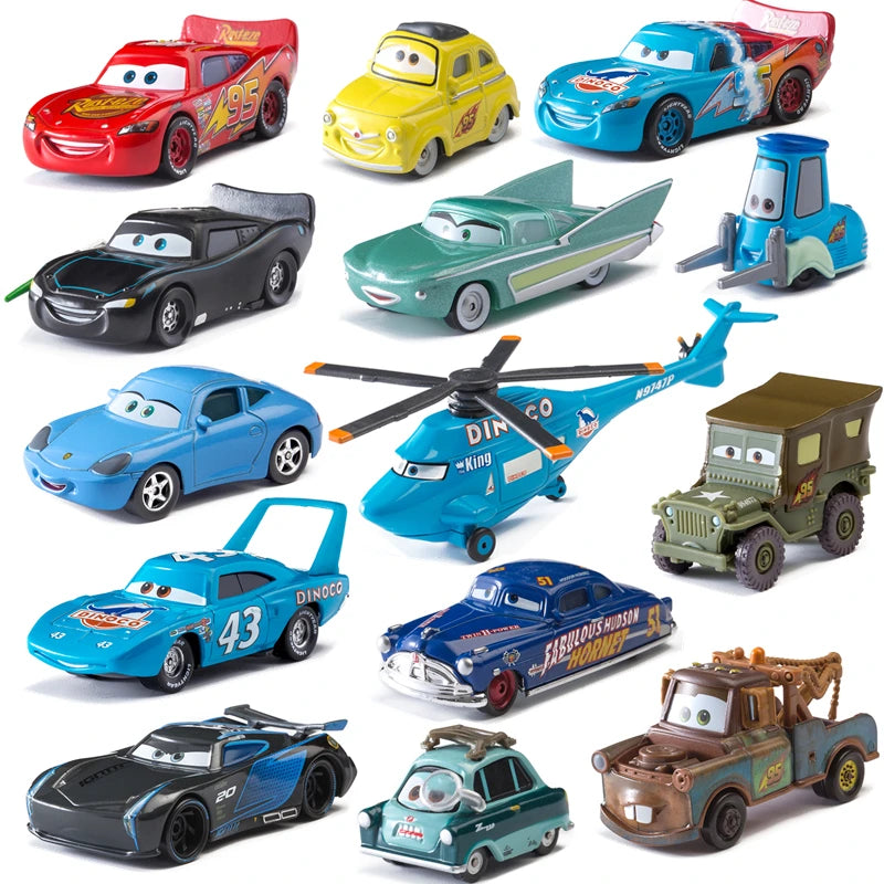 Cars 2 3 Toys Lightning McQueen Jackson Storm Mack Uncle Truck 1:55 Diecast Model Car Toy Children Birthday Gift