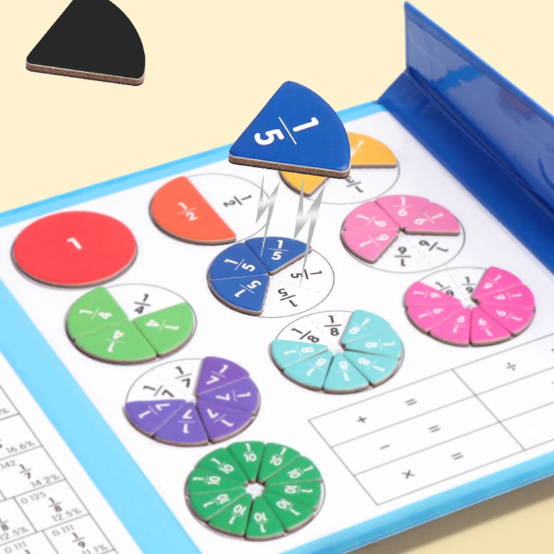 Wooden Magnetic Tangram Puzzle Book for Kids | Educational Travel Puzzle Toy
