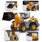 City technical MOC WheelLoader Car Heavy Mining Truck Crane Building Blocks DIY Engineering Excavator Bricks Toy For Children