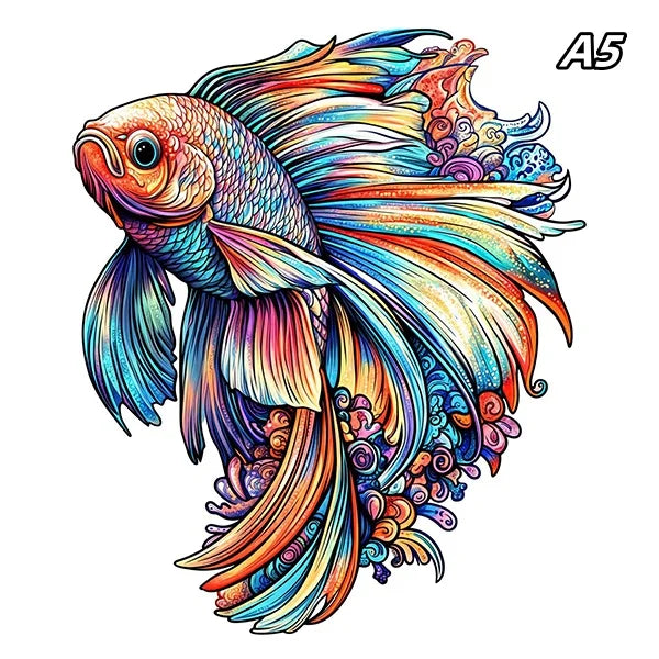 Jigsaw Puzzle Mysterious Animal Puzzles Dog Puzzles Gift for Adult Kids Educational Fabulous Gift Interactive Games Wooden Toys