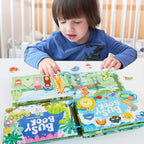 Montessori Baby Busy book My First Quiet Book Paste Early Learning Education Toy Children Toy Matching Game for Babies