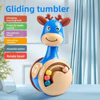 Tumbler Wobbler Toys for Infant Boy Girl - Perfect for Learning To Climb & Early Education! Roly Poly Baby Toys 6 To 12 Months