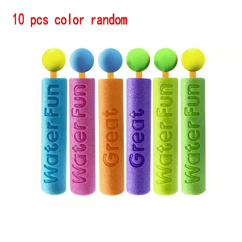 10 Packs Water Gun for Kids Summer Foam Watergun Toys Water Squirter Soaker Blaster Outdoor Swimming Pool Beach Games Toys