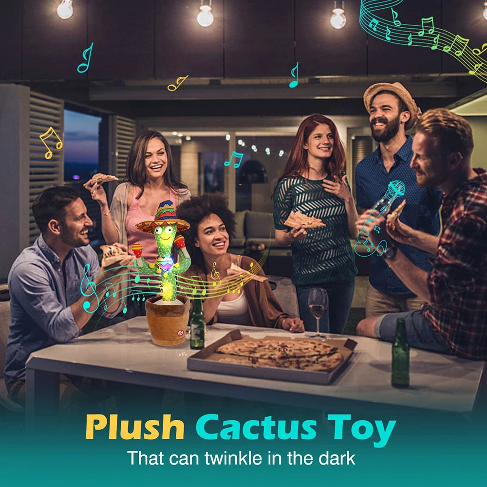 Talking Cactus  Dancing Baby Toy Cactus Repeats What You say for Kids with English Songs Dancing Toy for Gift Toddle Girls Boys