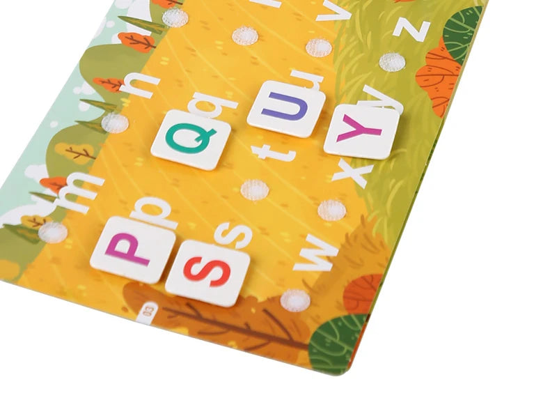 Montessori Baby Busy book My First Quiet Book Paste Early Learning Education Toy Children Toy Matching Game for Babies