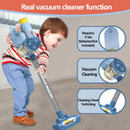 Kids Simulation Electric Vacuum Cleaner Toy Set Housekeeping Role Play Educational Toys for Toddlers Perfect Gift for Girls Boys
