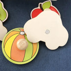 Baby Wooden Puzzles Montessori Toys 1 2 3 Years Toddler Toys Hand Grab Board Alphabet Number Cognition Learning Educational Toys