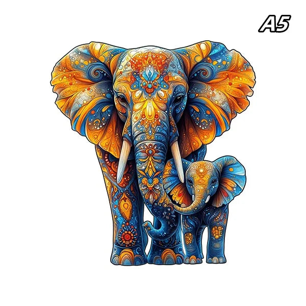 Jigsaw Puzzle Mysterious Animal Puzzles Dog Puzzles Gift for Adult Kids Educational Fabulous Gift Interactive Games Wooden Toys