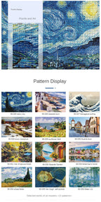 MaxRenard Mini Jigsaw Puzzle 1000 Pieces for Adults Van Gogh The Starry Night Environmentally Friendly Paper Christmas Gift Toy