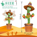 Talking Cactus  Dancing Baby Toy Cactus Repeats What You say for Kids with English Songs Dancing Toy for Gift Toddle Girls Boys