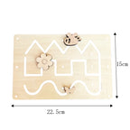 Kids Busy Board DIY Accessories Baby Activity Fine Motor Skills Learning Games Montessori Sensory Toys Early Education Busyboard