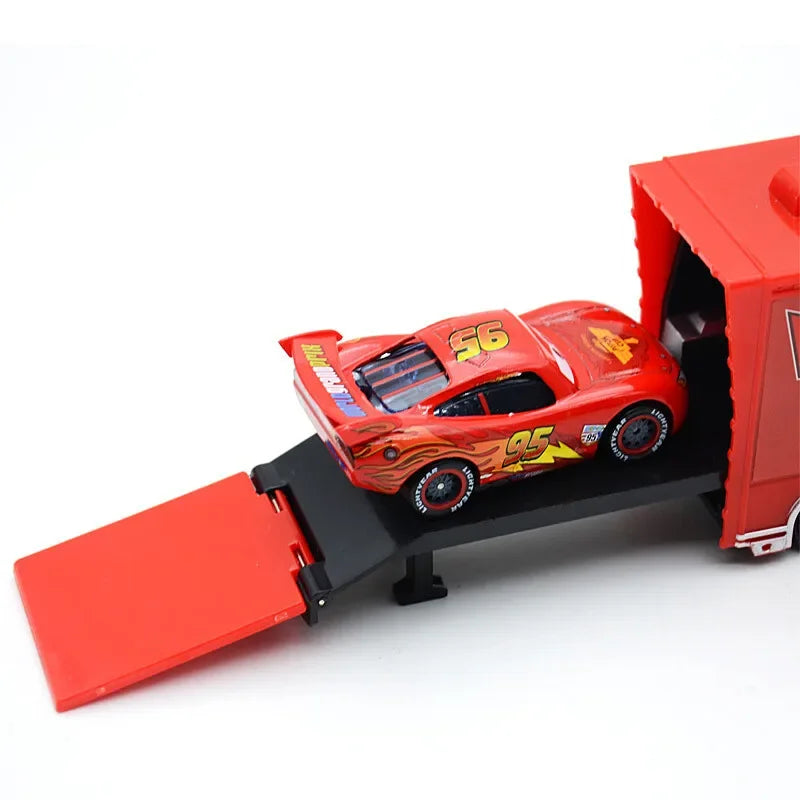 Cars 2 3 Toys Lightning McQueen Jackson Storm Mack Uncle Truck 1:55 Diecast Model Car Toy Children Birthday Gift