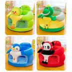Baby Sitting Chair  High Quality Cover Cute Animal Shaped Plush Sofa Case Infants Learning Support Seat Cushion