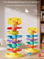 Montessori-style baby toy rolling ball, infant and toddler fun, parent-child interactive puzzle stacking early education toys