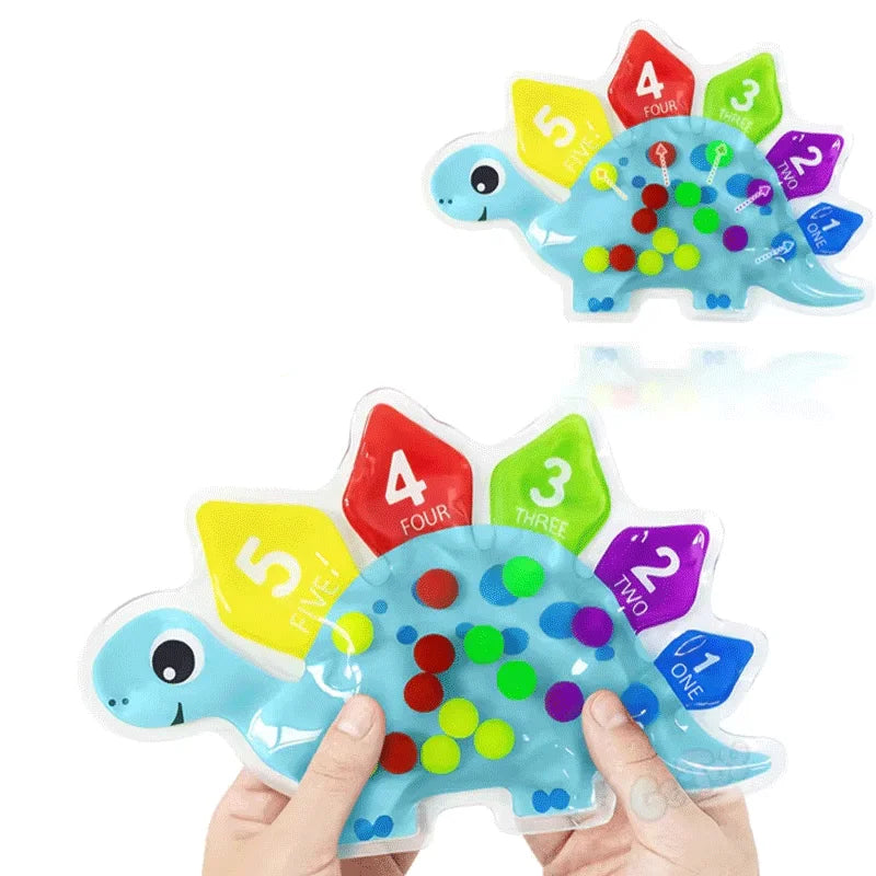 Montessori 5-Color Sorting Sensory Toy for Kids Educational Learning Game with Colorful Balls for Fine Motor Skills Development