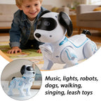 1Piece Intelligent Music Robot Dog Programmable Smart Walking Dancing Kids Birthday Gift for Kids Boys Girls