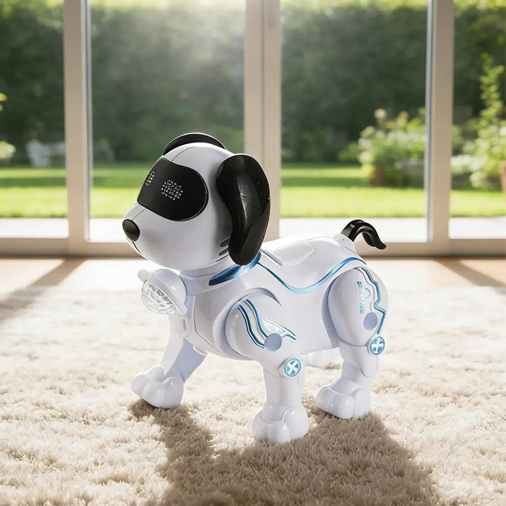 1Piece Intelligent Music Robot Dog Programmable Smart Walking Dancing Kids Birthday Gift for Kids Boys Girls