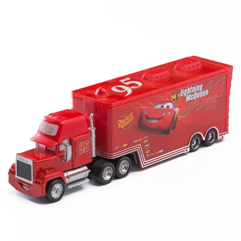Cars 2 3 Toys Lightning McQueen Jackson Storm Mack Uncle Truck 1:55 Diecast Model Car Toy Children Birthday Gift