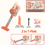 Kids Simulation Electric Vacuum Cleaner Toy Set Housekeeping Role Play Educational Toys for Toddlers Perfect Gift for Girls Boys
