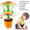 Talking Cactus  Dancing Baby Toy Cactus Repeats What You say for Kids with English Songs Dancing Toy for Gift Toddle Girls Boys