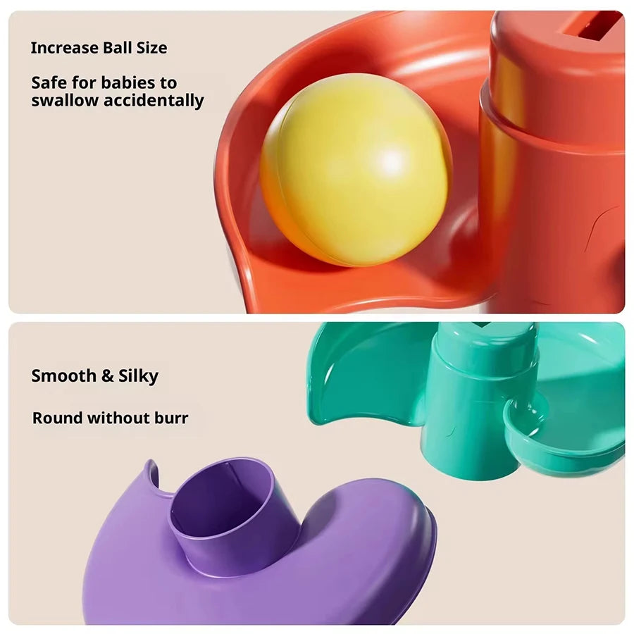 Montessori-style baby toy rolling ball, infant and toddler fun, parent-child interactive puzzle stacking early education toys