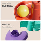 Montessori-style baby toy rolling ball, infant and toddler fun, parent-child interactive puzzle stacking early education toys
