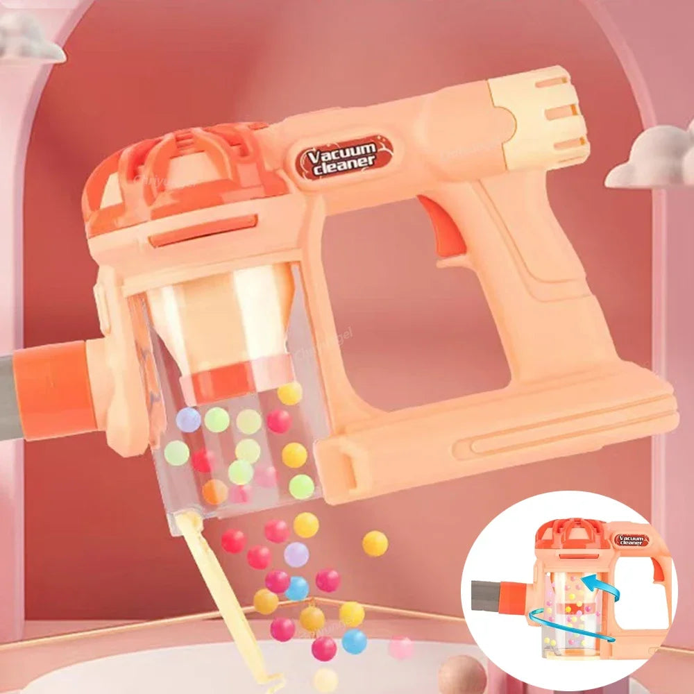 Kids Simulation Electric Vacuum Cleaner Toy Set Housekeeping Role Play Educational Toys for Toddlers Perfect Gift for Girls Boys