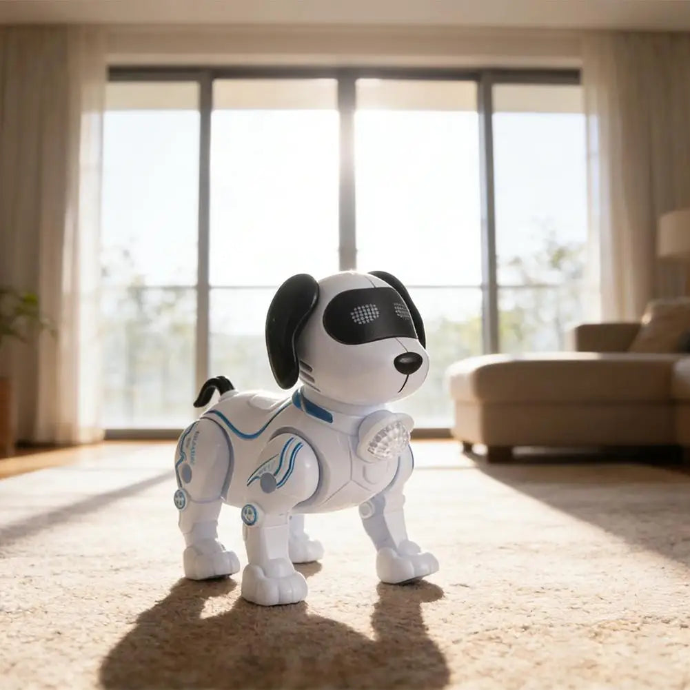 1Piece Intelligent Music Robot Dog Programmable Smart Walking Dancing Kids Birthday Gift for Kids Boys Girls