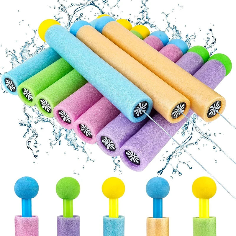 10 Packs Water Gun for Kids Summer Foam Watergun Toys Water Squirter Soaker Blaster Outdoor Swimming Pool Beach Games Toys