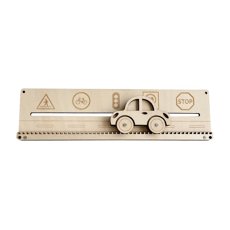 Montessori Busy Board DIY Clock Toy Baby Sensory Toys Busyboard Cognitive Activity Board Accessories For Children Gift