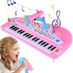37 Keys Kids Electronic Piano Organ keyboard with Microphone Education Toys Musical Instrument Children Boy Girl Gifts