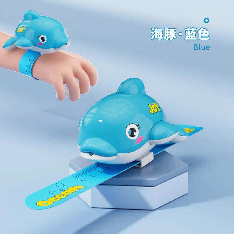 New Turtle or dolphin shaped bracelet water gun, parent-child interaction pressure water jet toy, bath, beach and pool toys