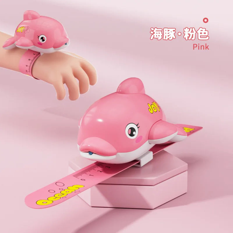 New Turtle or dolphin shaped bracelet water gun, parent-child interaction pressure water jet toy, bath, beach and pool toys