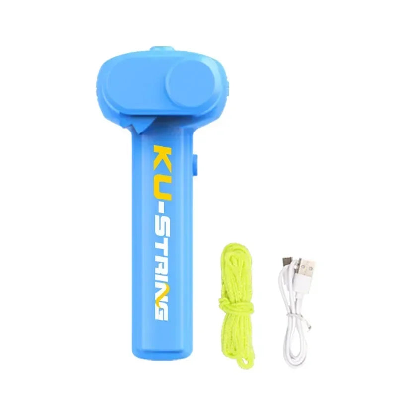 Light Toy String Glow In The Dark String Rope Launcher Luminous Portable Handheld String Stress Relief Toys For Kids Party Gifts
