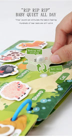 Montessori Baby Busy book My First Quiet Book Paste Early Learning Education Toy Children Toy Matching Game for Babies