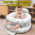 New Inflatable Baby Seat with Full Enclosure Comfortable PVC Sit Me Up Baby Chair Built in Air Pump Blow Up Sitting Sofa
