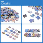 MaxRenard Mini Jigsaw Puzzle 1000 Pieces for Adults Van Gogh The Starry Night Environmentally Friendly Paper Christmas Gift Toy