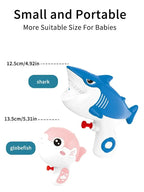 Kids Water Gun Summer Toy Water Sports Puffer Fish Shark Kids Beach Games Water Outdoor Toys Children Birthday Presents